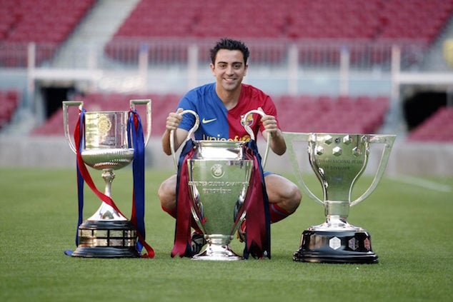 Xavi has helped Barcelona win countless titles